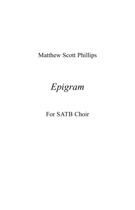 Epigram