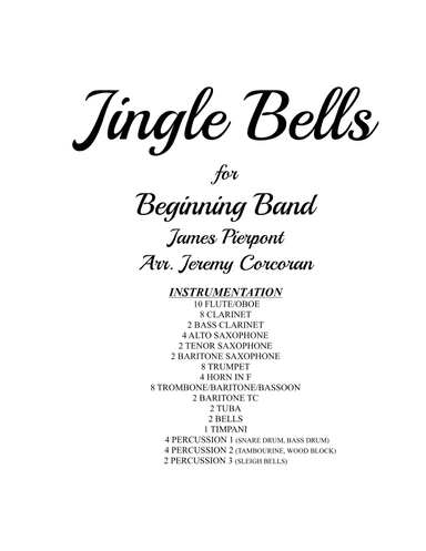 Jingle Bells (arr. Jeremy Corcoran)