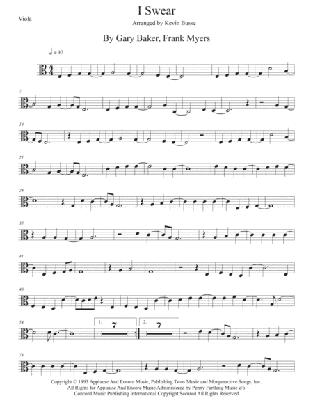 I Swear (arr. Kevin Busse)