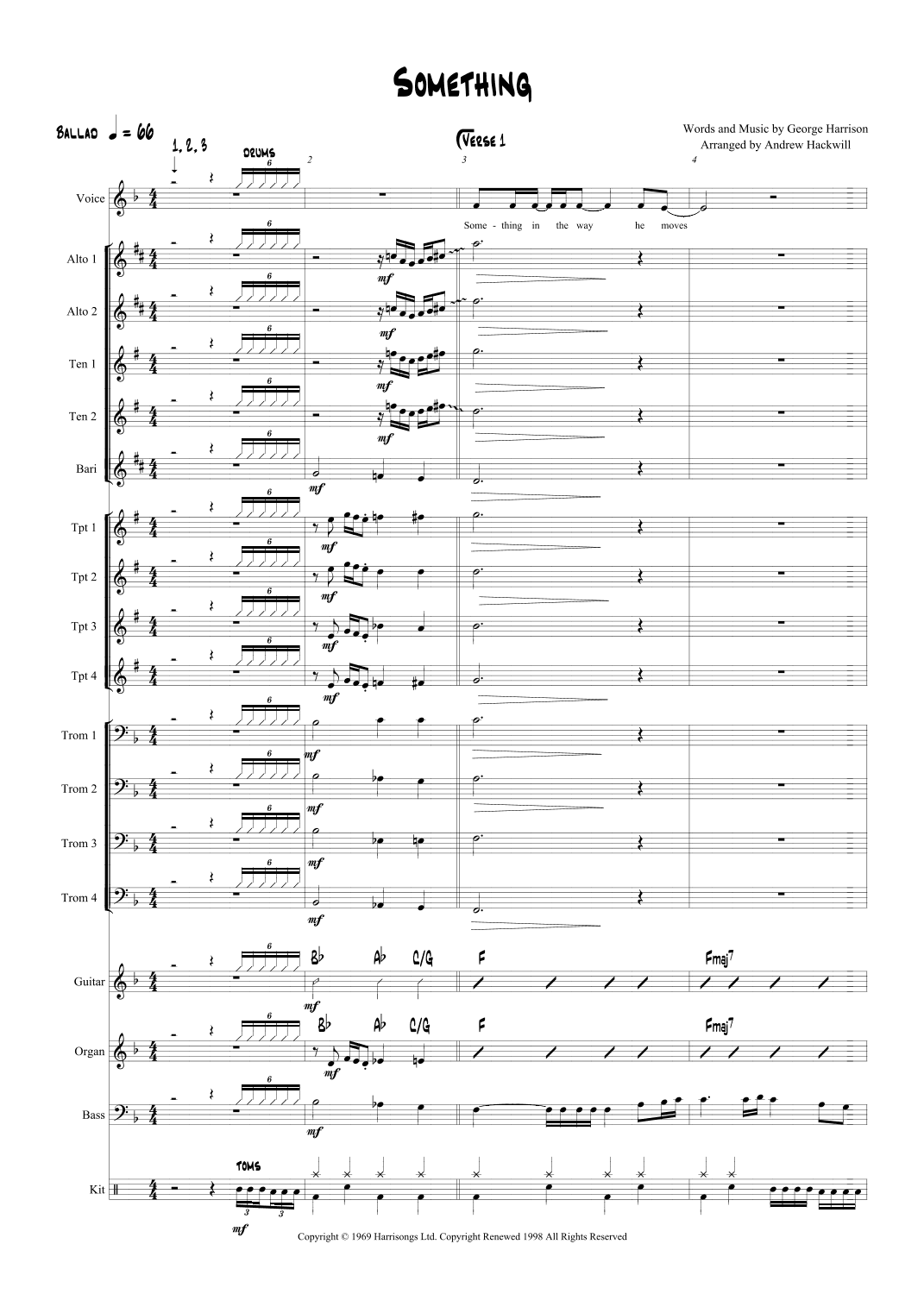 Something (arr. Andrew Hackwill)