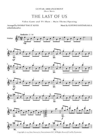 The Last Of Us (arr. Danilo "Daca" Alves)