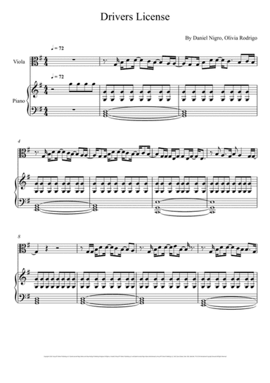 Drivers License (arr. André Laitano)