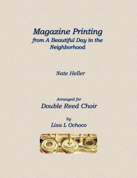 Magazine Printing (arr. Lisa L Ochoco)