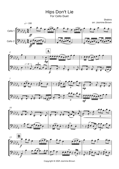 Hips Don't Lie (arr. Jasmine Brown)