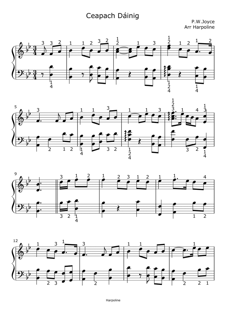 Ceapach Dáinig (arr. Harpoline)