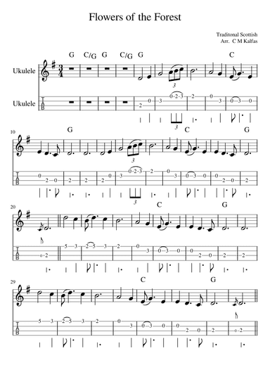Flowers of the Forest (arr. Christy Kalfas)