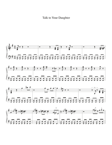 Mama Talk To Your Daughter (arr. Biegler)