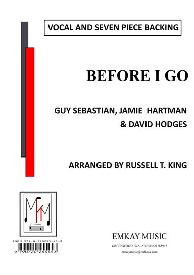 Before I Go (arr. RUSSELL T. KING)