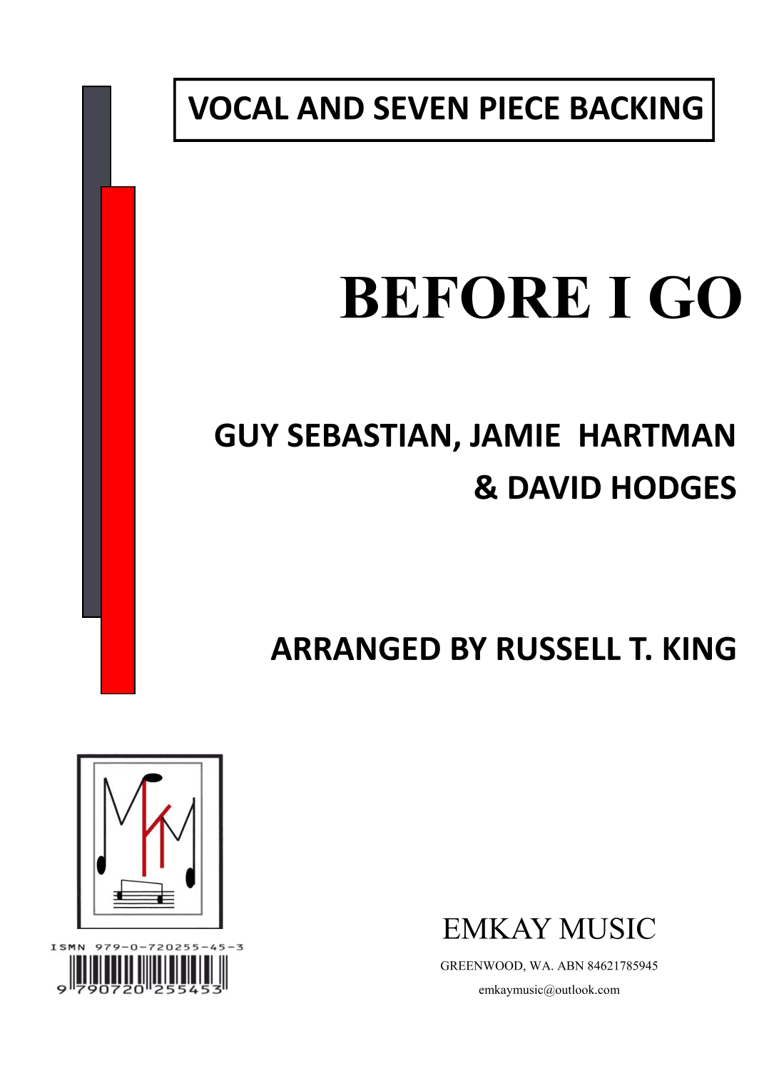 Before I Go (arr. RUSSELL T. KING)