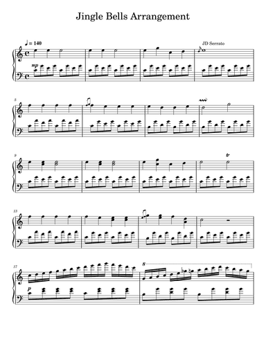 Jingle Bells Classical Arrangement (arr. Kingviper)
