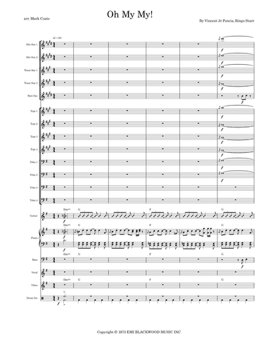 Oh My My (arr. Mark Coats)