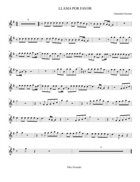Llama Por Favor (arr. Nike Alvarado)