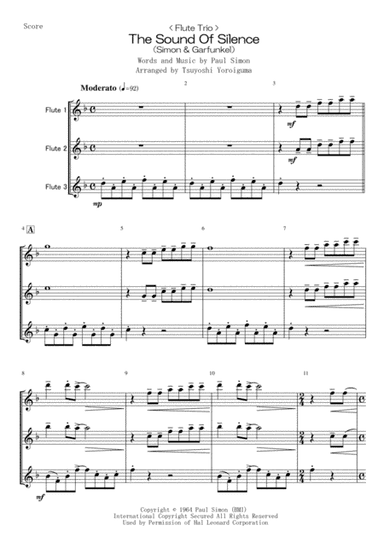 The Sound Of Silence (arr. Tsuyoshi Yoroiguma)