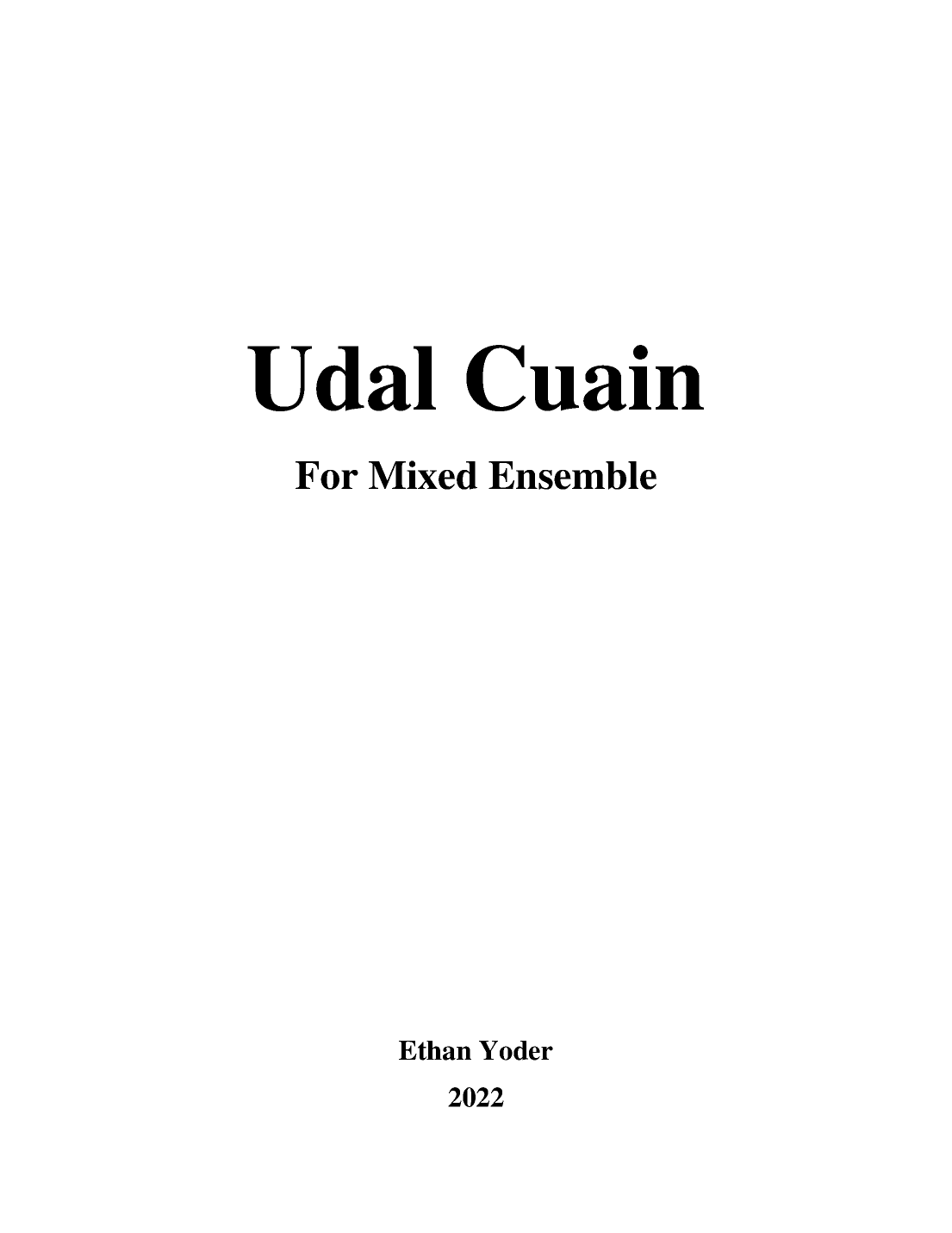 Udal Cuain