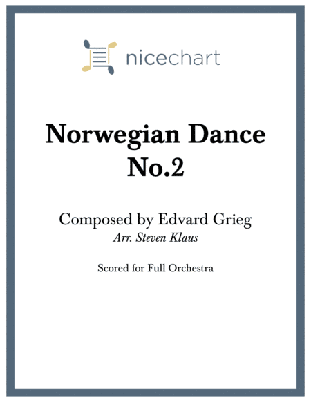 Norweigan Dance No. 2 (Score & Parts) (arr. Steven Klaus)