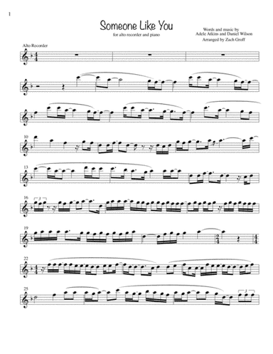 Someone Like You (arr. Zachary Groff)