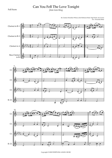 Can You Feel The Love Tonight (arr. Fernando Britto)