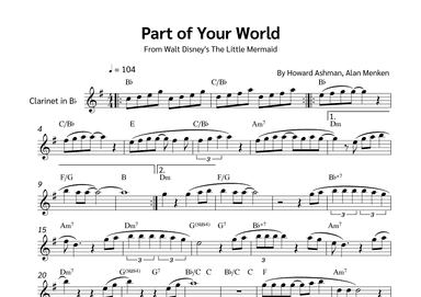 Part Of Your World (arr. Jackson Spindler)