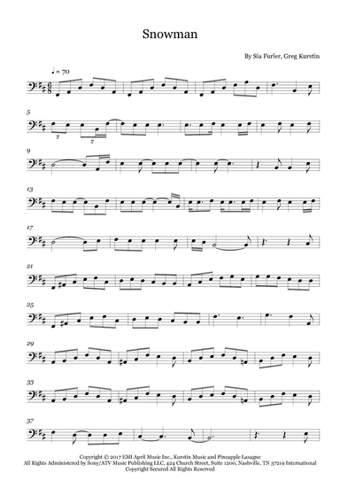Snowman (arr. Fernanda Moura)
