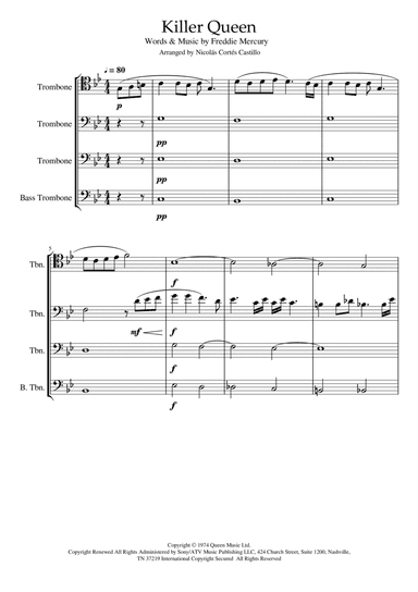 Killer Queen (arr. Nicolás Cortés Castillo)