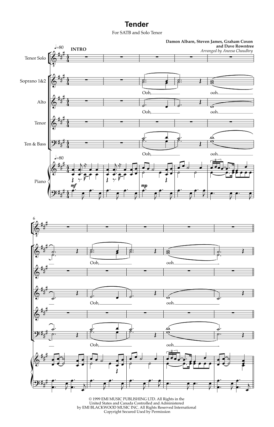 Tender (arr. Aneesa Chaudhry)
