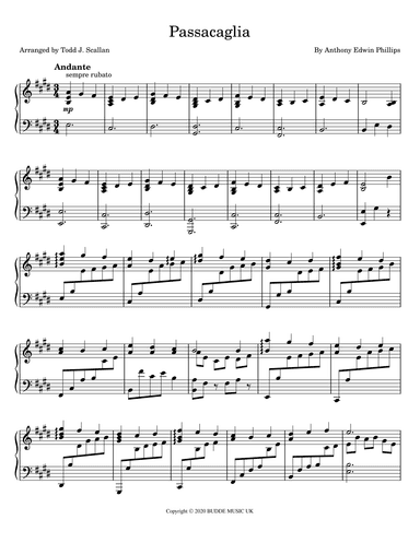 Passacaglia (arr. Todd J. Scallan)