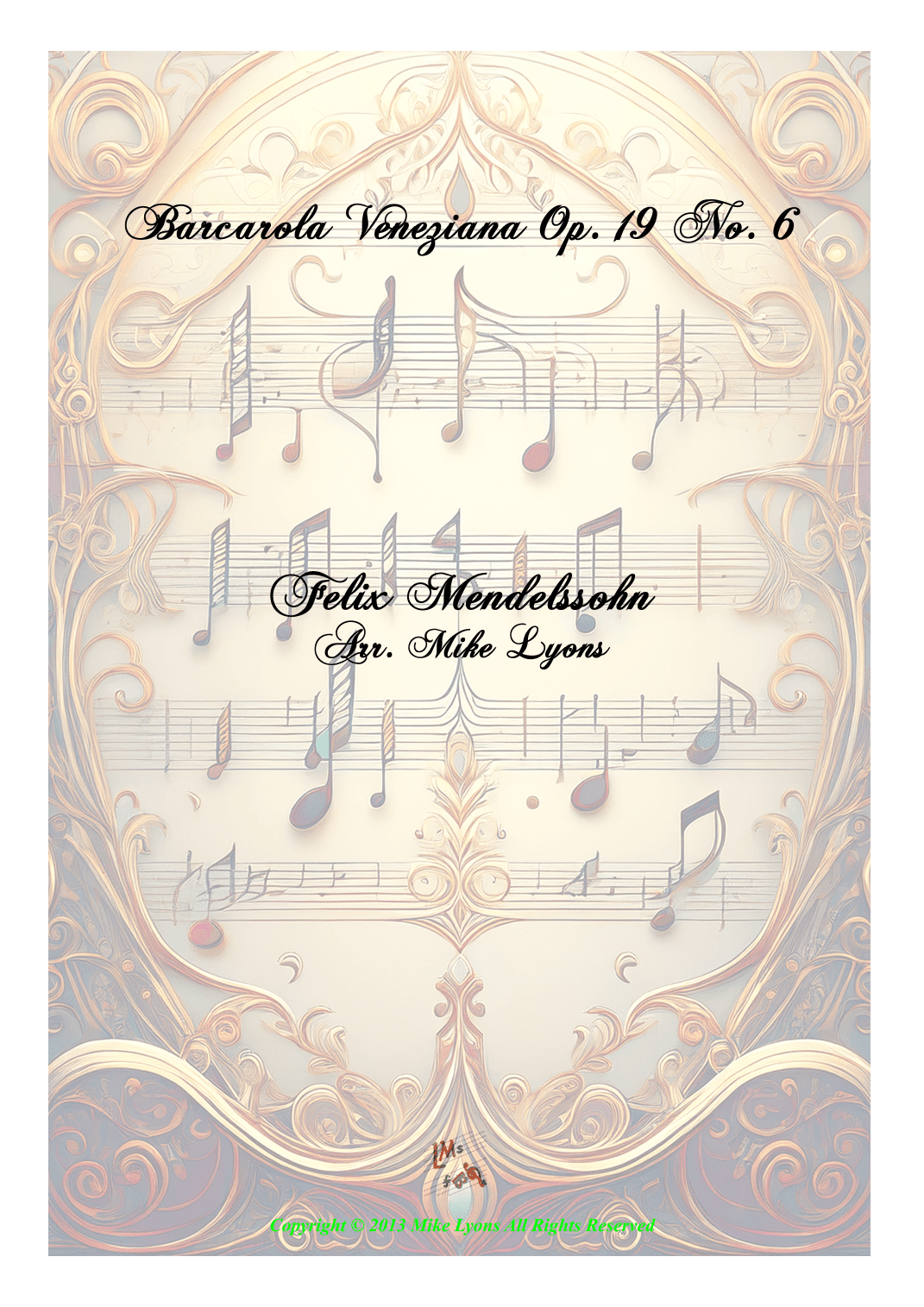 Brass Quintet - Mendelssohn - Barcarolle Veneziana (arr. Mike Lyons)