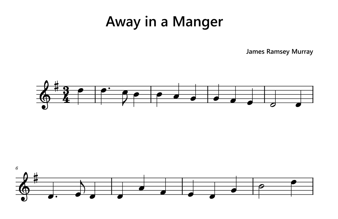 Away in a Manger (arr. Funtom)