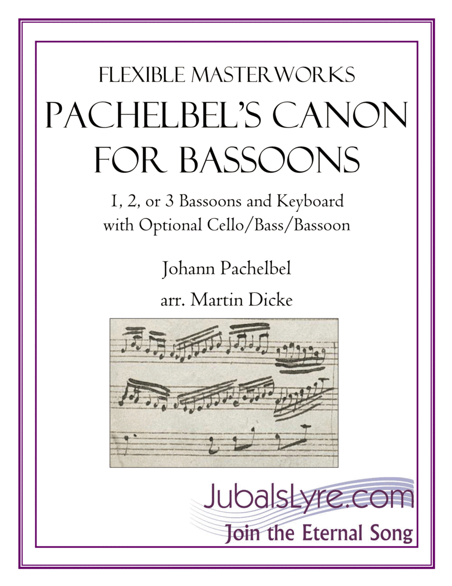 Canon (Bassoon and Keyboard) (arr. Martin Dicke)