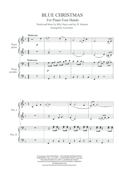 Blue Christmas (arr. Lena Orsa)
