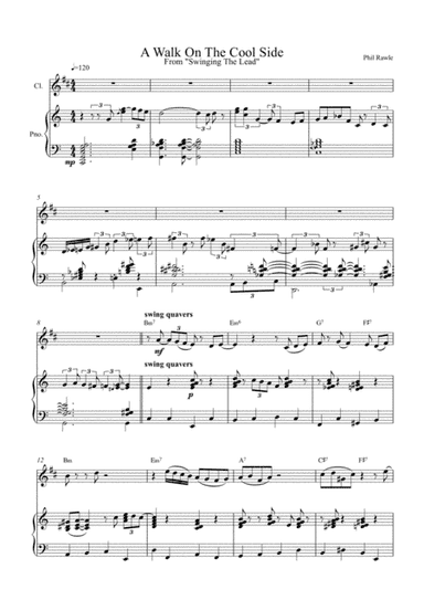 A Walk On The Cool Side - Clarinet Solo
