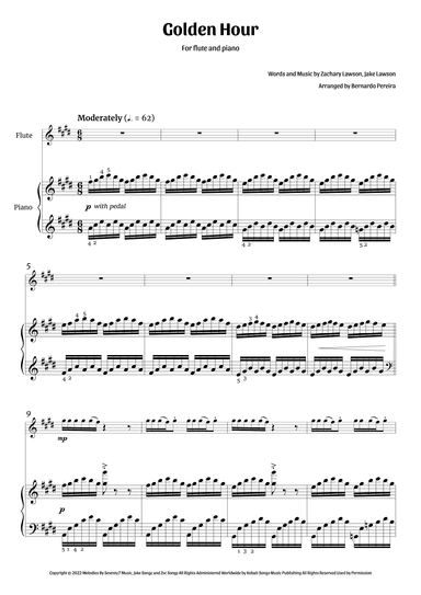 Golden Hour (arr. Bernardo Pereira)