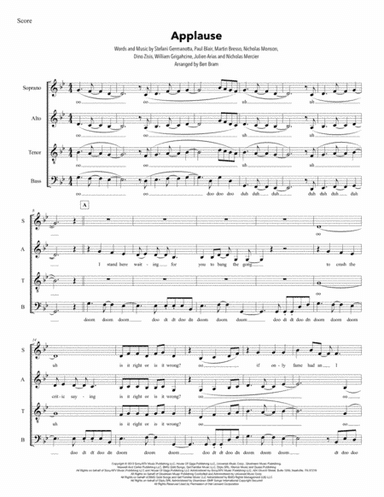 Applause (arr. Ben Bram)