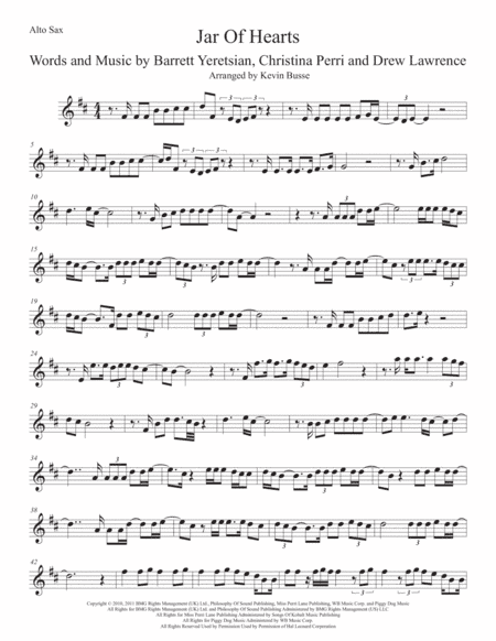 Jar Of Hearts (arr. Kevin Busse)