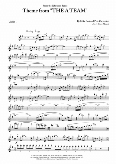 Theme From "the A Team" (arr. Diego Marani)