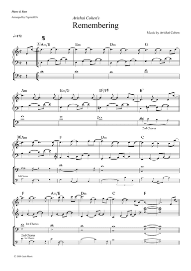 Remembering (arr. Popnroll 1976)