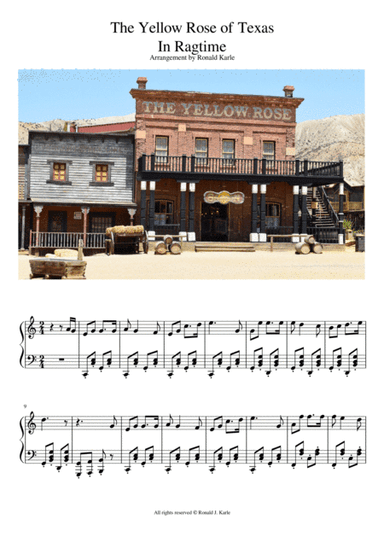 The Yellow Rose of Texas (arr. Ronald J. Karle)