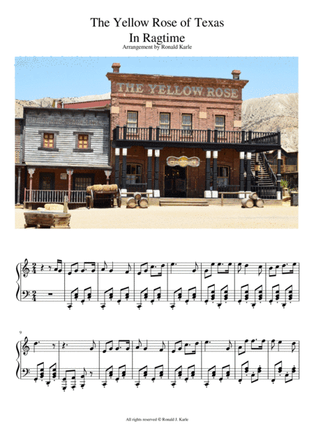 The Yellow Rose of Texas (arr. Ronald J. Karle)