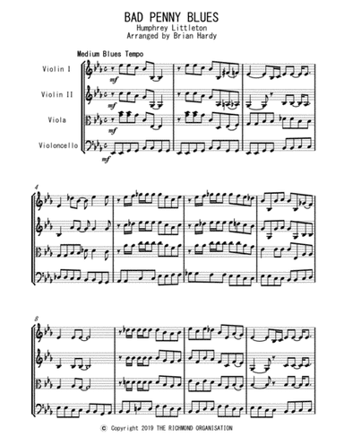 Bad Penny Blues (arr. Brian Hardy)
