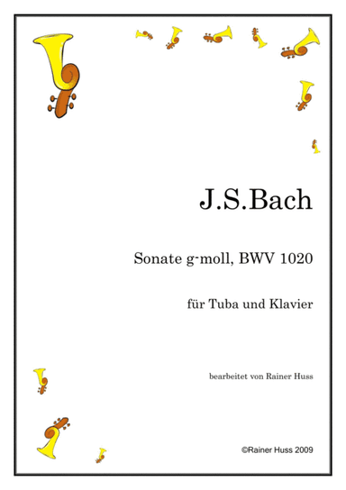 J.S.Bach Sonata in g, BWV 1020 (arr. Rainer Huss)