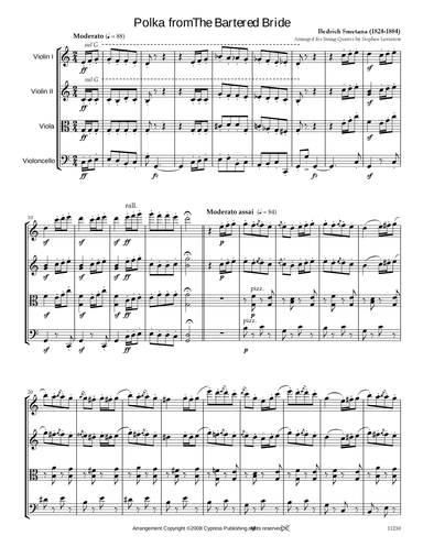 Polka from "The Bartered Bride" (arr. Stephen Levintow)