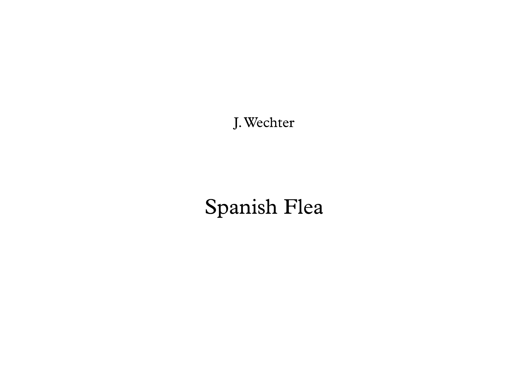 Spanish Flea (arr. Percussion Ensemble Collective)