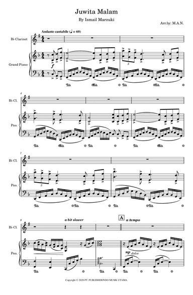Juwita Malam (arr. Azrai Norzuki (M.A.N.))