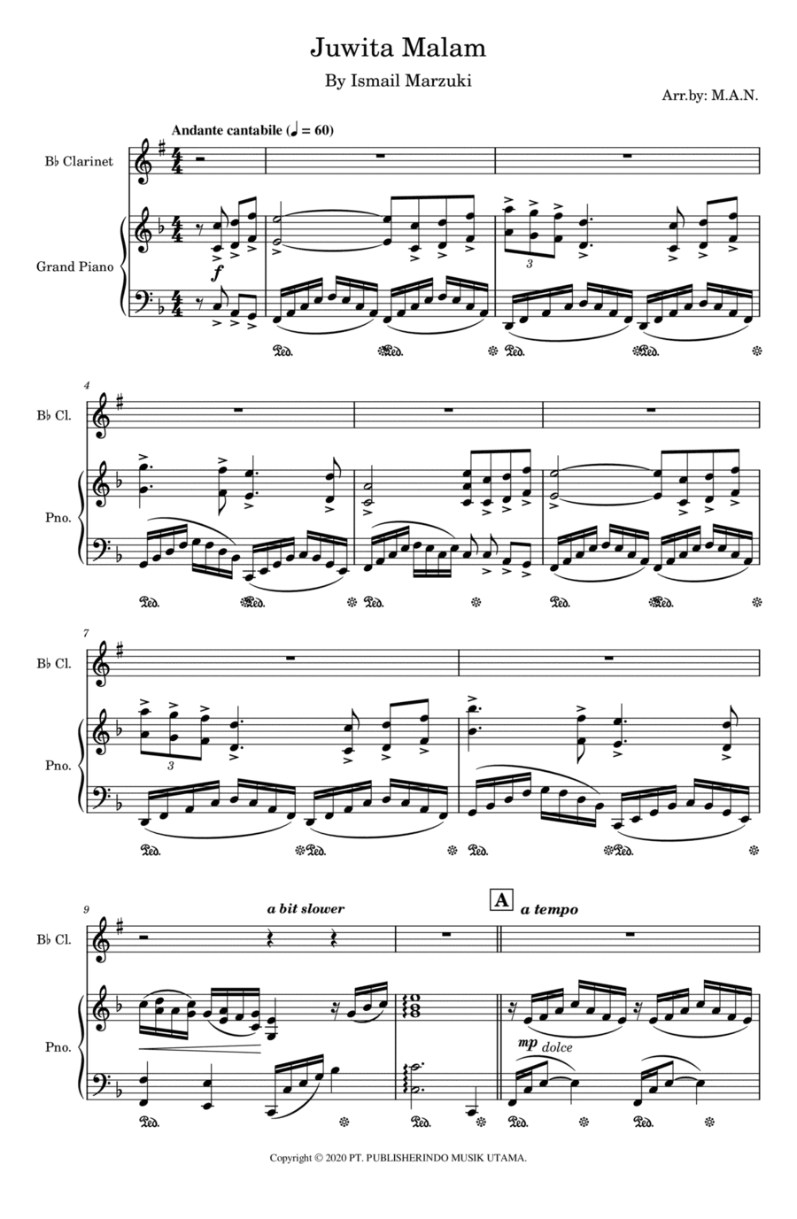 Juwita Malam (arr. Azrai Norzuki (M.A.N.))