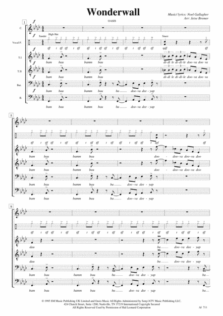 Wonderwall (arr. Jetse Bremer)
