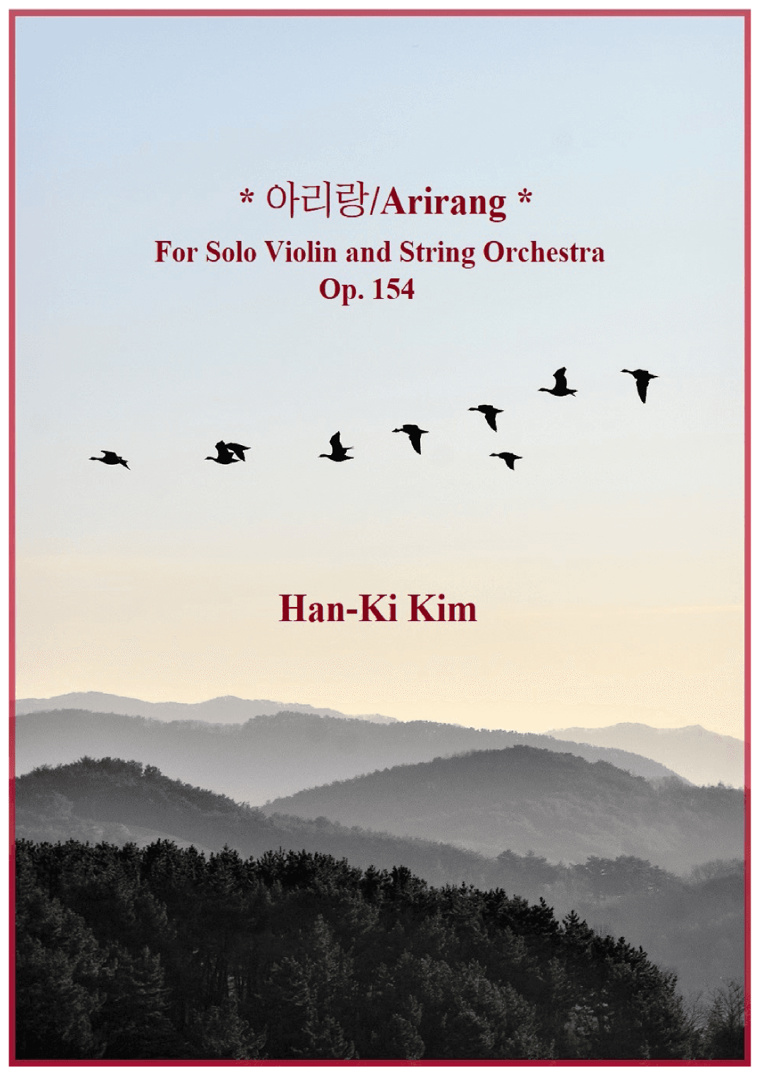Arirang (For Violin and S.Orchestra)
