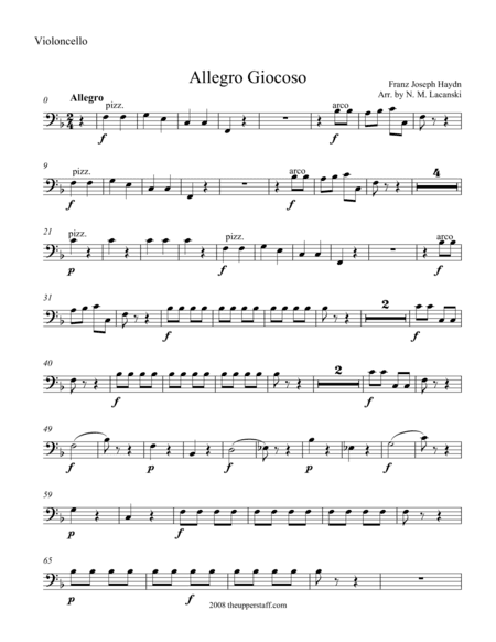 Allegro giocoso (arr. Nick Lacanski)