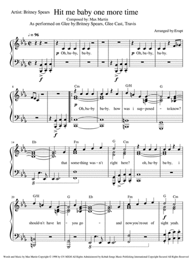 ...baby One More Time (arr. Sindre Strom)