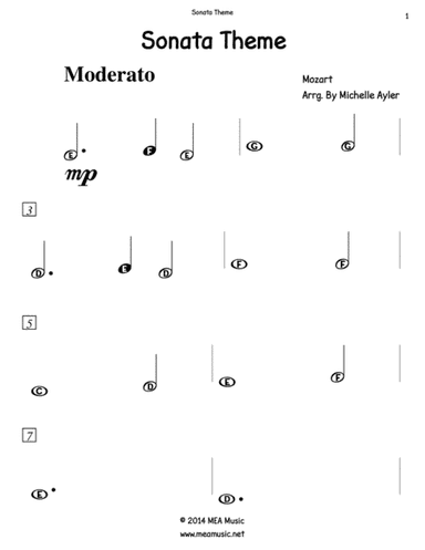 Sonata Theme (arr. Michelle Ayler)