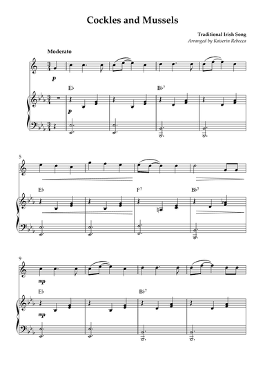 Cockles and Mussels (arr. Kaiserin Rebecca)